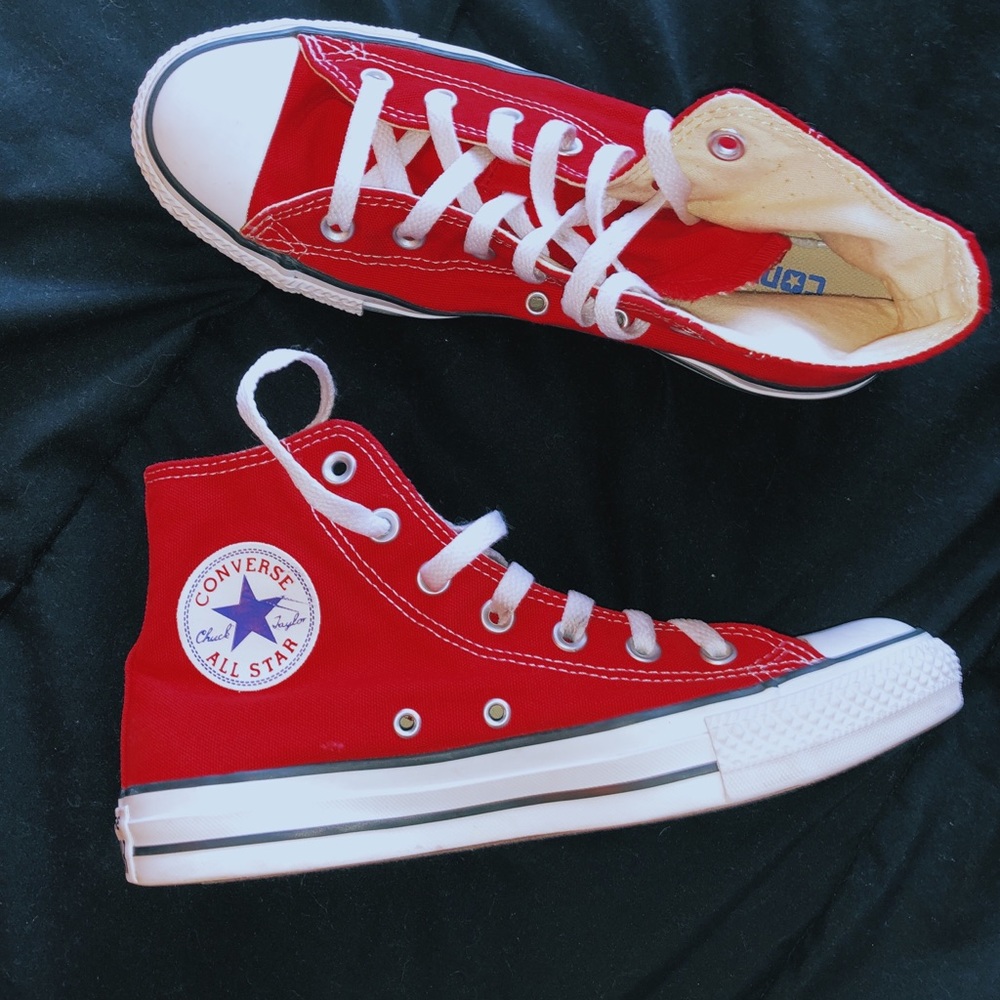 Red Converse (Chuck Taylor All Star) High Top